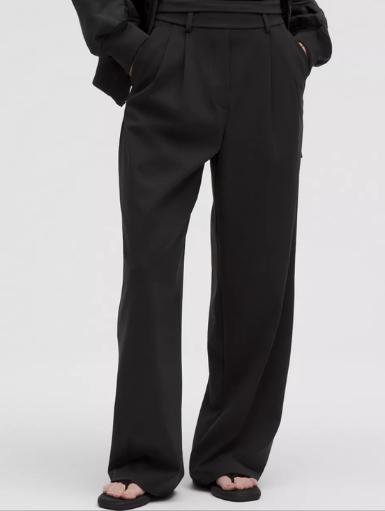 lululemon athletica Pants - Lululemon Daydrifter Wide-Leg High-Waist Women's Pants - Black - Short